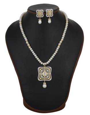 White pearl necklace-sets 2