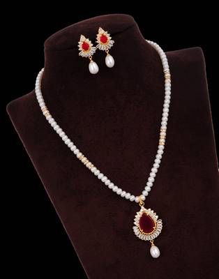 White pearl necklace-sets 2