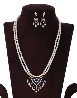 White pearl necklace-sets 2