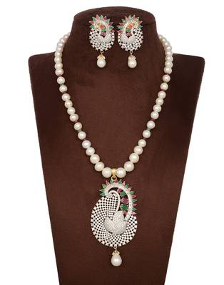White pearl necklace-sets 2
