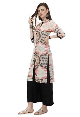 Rishaga Multicolor printed cotton multicolor-kurtis 2
