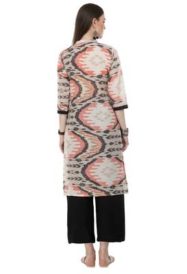 Rishaga Multicolor printed cotton multicolor-kurtis 4