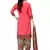 Blue printed crepe salwar