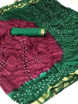 Maroon woven cotton silk saree with blouse 1