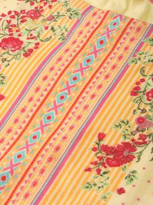 Pinksky Yellow woven cotton kurtas-and-kurtis 5