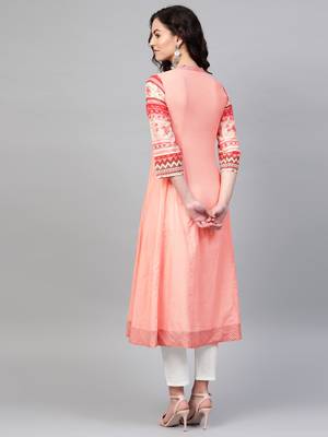 Pinksky Pink woven cotton kurtas-and-kurtis 2