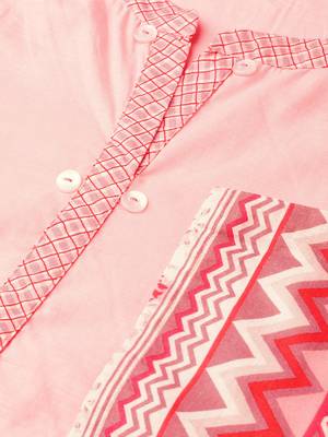 Pinksky Pink woven cotton kurtas-and-kurtis 5