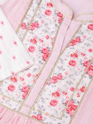 Pinksky Pink woven cotton kurtas-and-kurtis 5