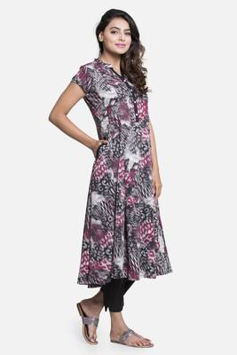 Pinksky Black woven crepe kurtas-and-kurtis 3