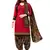Multicolor Printed Crepe Unstitched Salwar With Dupatta
