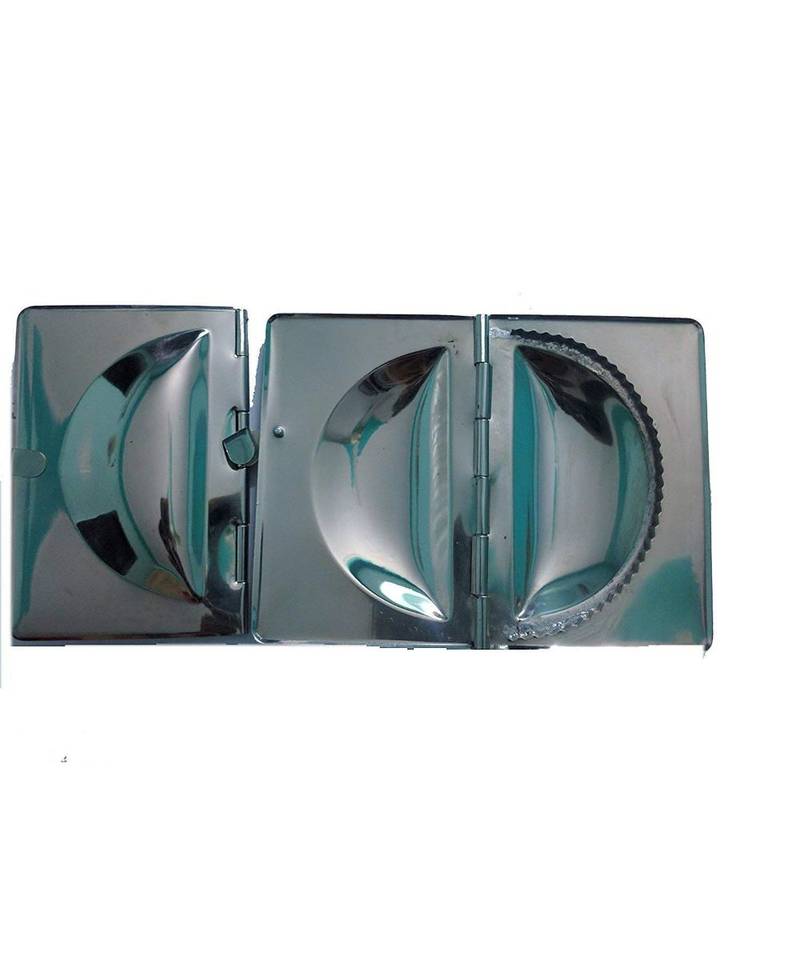 2 PC Stainless Steel Gujia,Karanji, Ghughara Maker/Mould