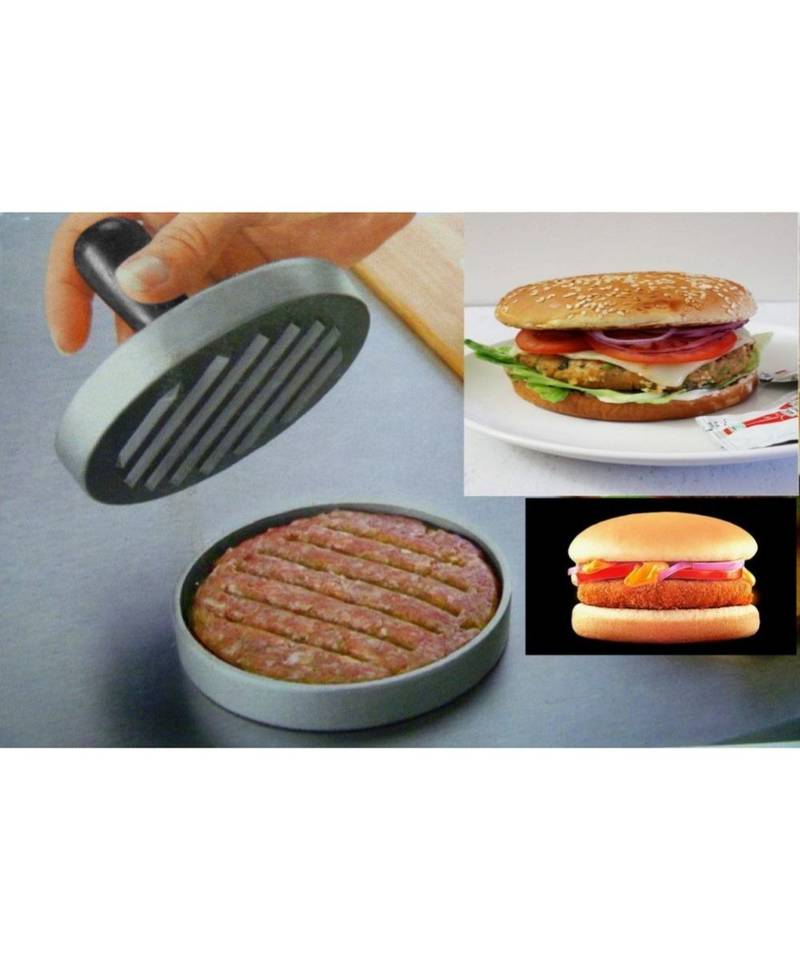 Tikki Patty Burger Grill Press Patty Mold, Patty Maker