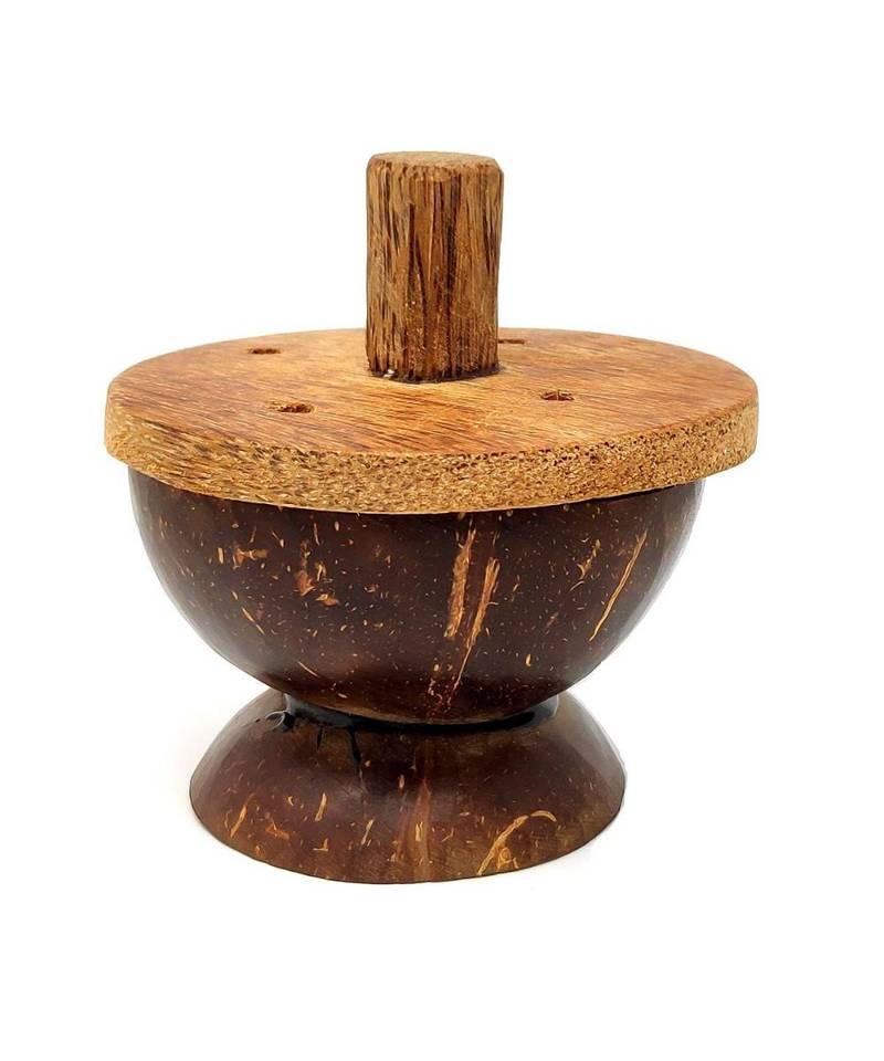 Coconut Shell Puttu Maker/Chiratta Puttu Maker/Steamer- Hand Made - Made from Coconut Shells and Coconut Wood