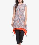 Pinksky Multicolor woven cotton kurtas-and-kurtis