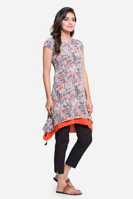 Pinksky Multicolor woven cotton kurtas-and-kurtis 3