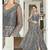 Silver embroidered net salwar