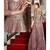 Purple embroidered net salwar