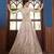 Beige embroidered net salwar