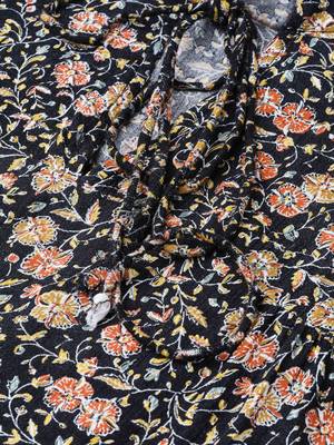 Pinksky Black woven cotton cotton-tops 5