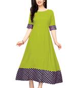 Women'd Festive Wear Heavy Rayon Gown