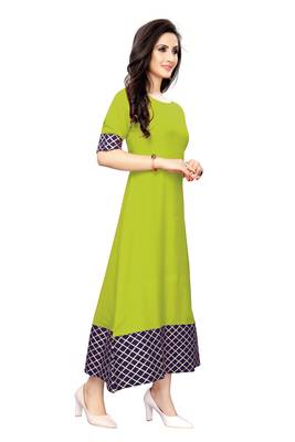 Women'd Festive Wear Heavy Rayon Gown 4