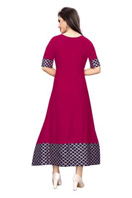 Women's Festive Wear Heavy Rayon Gown 2