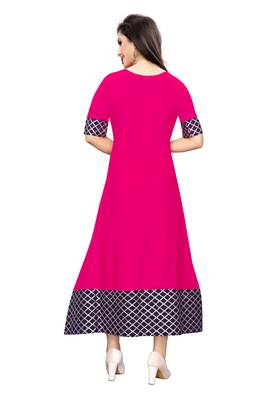 Women's Festive Wear Heavy Rayon Gown 2