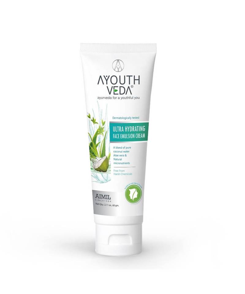 60 Gm Each Ultra Hydrating Face Emulsion Cream, 100% Natural Ayurvedic Moisturising Cream