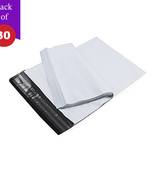 pack of 30 Economy Polybag 10x4.5 (10 x 4.5 inches) with Document Pouch POD Jacket, Courier Bags