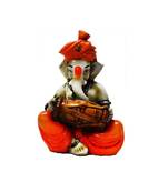 Lord Ganesha Playing Dholak
