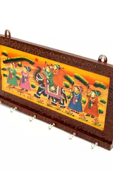 Handicraft Wooden Key Holder