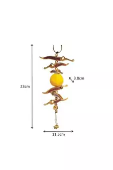 Neembu Mirch Meena Aluminium Metal Door Hanging