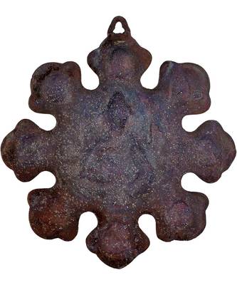 intricate ganesh metal wall hanging sculpture 3
