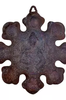 intricate ganesh metal wall hanging sculpture