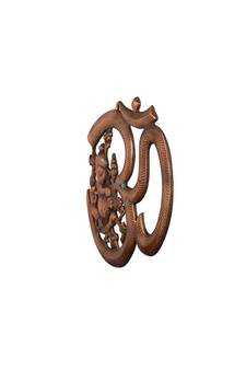 Metal Wall Hanging of Lord Ganesha with Om