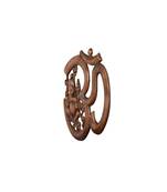 Metal Wall Hanging of Lord Ganesha with Om