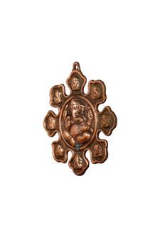Ganesha Astavinayaka ( 8 Avatar of Lord Ganesh) hanging in Gold Finish Ideal for Gift