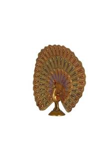 Handcrafted Brass Peacock Showpiece Dancing Peacock Figurine