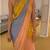 Designer Half and half Saree on premium Georgette and net with Sequence work With Blouse 