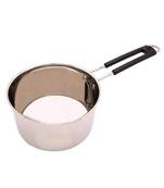 Stainless Steel Tea pan,Steel Sauce pan,Induction and Gas Compatible,Heavy Base(1.5 Litre)