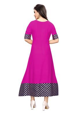 Women's Festive Wear Heavy Rayon Gown 2