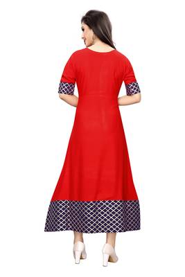 Women's Festive Wear Heavy Rayon Gown 2