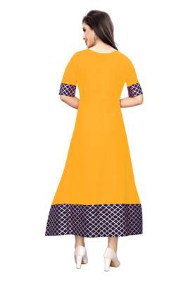 Women's Festive Wear Heavy Rayon Gown 2