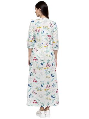 Light-green printed cotton kurtas-and-kurtis 2