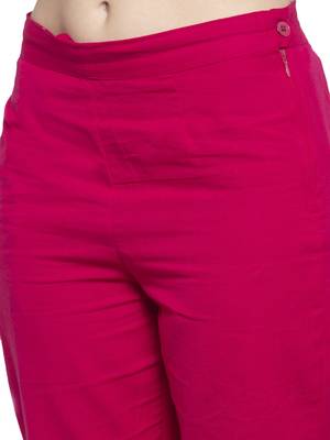 Pink printed cotton kurtas-and-kurtis 5