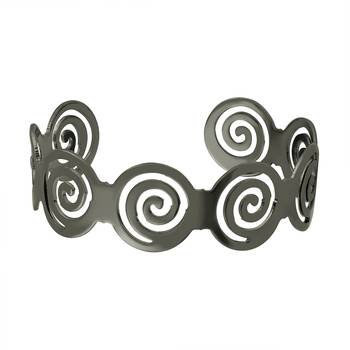 Party wear Oxidised Silver Plated Kada For Women 2