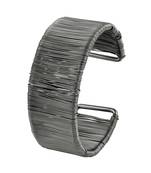 Party wear Oxidised Silver Plated Kada For Women