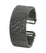 Party wear Oxidised Silver Plated Kada For Women