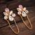 Party wear Gold toned Dangle Earrings for women