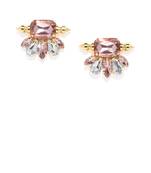 Party wear Gold toned Big Stud Earrings for women